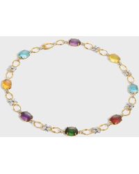 Marco Bicego - Marrakech Onde 18k Yellow And White Gold Gemstone Collar Necklace - Lyst