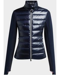 Moncler - Padded Down Zip-Up Sweatshirt - Lyst