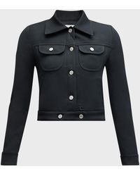 Courreges - Signature Twill Trucker Jacket - Lyst