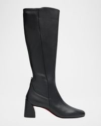 Christian Louboutin - 55Mm Jane Botta Leather Knee-High Boots - Lyst
