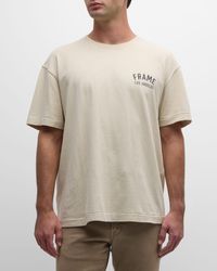 FRAME - Vintage Logo T-Shirt - Lyst