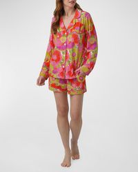 Trina Turk x Bedhead Pajamas - Floral-print Organic Cotton Jersey Pajama Set - Lyst