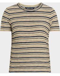 Veronica Beard - Remus Striped Crewneck Tee - Lyst