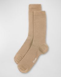 Stems - Ribbed Cashmere-blend Crew Socks - Lyst