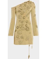 Cult Gaia - Kaela Floral Knit Mini Dress - Lyst