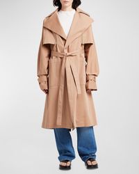 Plan C - Convertible Belted Trench Coat - Lyst