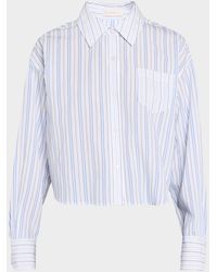 Ramy Brook - Marnie Striped Button-Front Shirt - Lyst