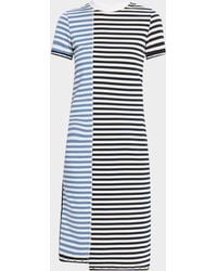 3.1 Phillip Lim - Short-Sleeve Patchwork T-Shirt Dress - Lyst