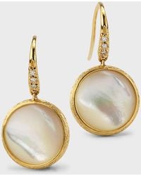 Marco Bicego - Jaipur Color Drop Earrings With Diamonds And Mother-of-pearl - Lyst