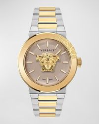 Versace - Medusa Infinite Two-Tone Bracelet Watch, 47Mm - Lyst