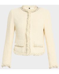 Kobi Halperin - Lando Fringe-Trim Boucle Jacket - Lyst