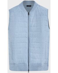 Bugatchi - Apos;S Cotton Full-Zip Sweater Vest - Lyst