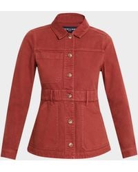 Veronica Beard - Anzu Twill Utility Jacket - Lyst