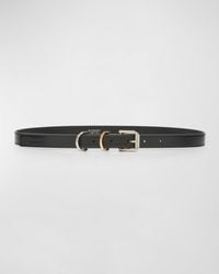 Givenchy - Voyou Mixed-Metal Leather Skinny Belt - Lyst