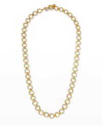Elizabeth Locke - 19k Gold Farnes Link Necklace - Lyst