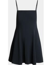 Givenchy - Sliced Neck Sleeveless Mini Swing Dress - Lyst