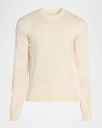 JW Anderson - Crewneck Wool-Blend Knit Pullover - Lyst