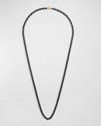 Jorge Adeler - Matte Stainless Steel Chain Necklace, 24"L - Lyst