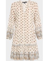 Veronica Beard - Belissa Long-Sleeve Mini Dress - Lyst
