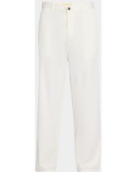 The Row - Sharka Cashmere Straight-Leg Carpenter Pants - Lyst