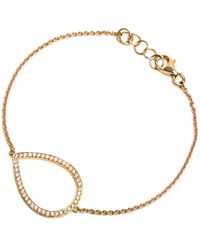 Bridget King Jewelry - Large Open Teardrop Bracelet - Lyst