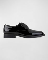 Giorgio Armani - Patent Leather Derby Shoes - Lyst