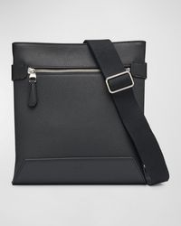 Dunhill - 1893 Harness Envelope Leather Messenger Bag - Lyst