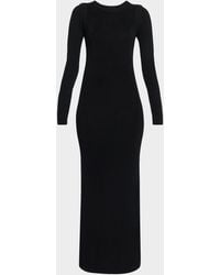 IRO - Stefania Shimmer Rib Knit Maxi Sweater Dress - Lyst