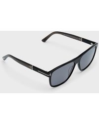 Tom Ford - Frances Polarized Acetate Square Sunglasses - Lyst