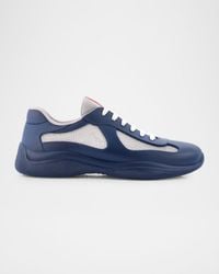 Prada - Americas Cup Rubber Trainer Sneakers - Lyst