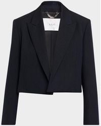 A.L.C. - Cass Pinstripe Wool Tailored Jacket - Lyst