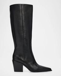 Rag & Bone - 75Mm Newbury Leather Knee-High Boots - Lyst