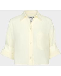 Twp - Next Ex Cropped Shirt - Lyst