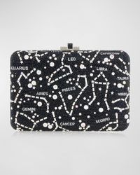 Judith Leiber - Slim Slide Zodiac Sign Constellations Clutch With Removable Chain Strap - Lyst