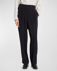 The Row - Tor Pleated Wide-Leg Pants - Lyst