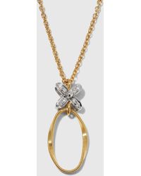 Marco Bicego - Marrakech Onde 18k Yellow And White Gold Pendant Necklace With Diamonds - Lyst