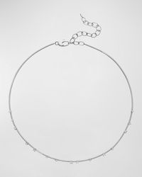 Mattia Cielo - 18k White Gold Diamond Necklace - Lyst