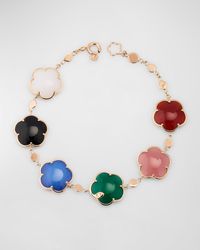 Pasquale Bruni - Petit Joli 18K Bouquet Bracelet With Colored Gems And Diamonds - Lyst