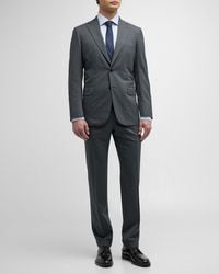 Brioni - Tonal Striped Wool Suit - Lyst