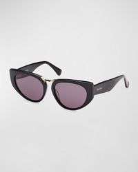 Max Mara - Bridge1 Acetate Cat-Eye Sunglasses - Lyst