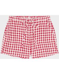 Rails - Jenner Linen Drawstring Shorts - Lyst