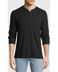 Rag & Bone - Apos;S Standard Issue Henley Shirt - Lyst