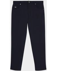 Emporio Armani - Nylon Technical Stretch Five-Pocket Pants - Lyst