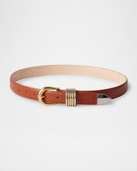 DEHANCHE - Hollyhock Mix Metal Leather Belt - Lyst