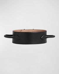 Alaïa - Teckel Handel Wide Leather Belt - Lyst