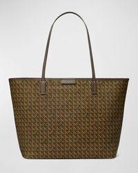 Tory Burch - Every-ready Woven Monogram Tote Bag - Lyst