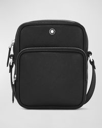 Montblanc - Sartorial Nano Saffiano Leather Messenger Bag - Lyst