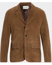 FRAME - Apos;S Suede Blazer - Lyst