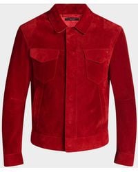 Tom Ford - Apos;S Suede Snap-Front Western Jacket - Lyst