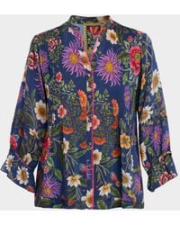 Johnny Was - Darmis Floral Button-Down Blouse - Lyst